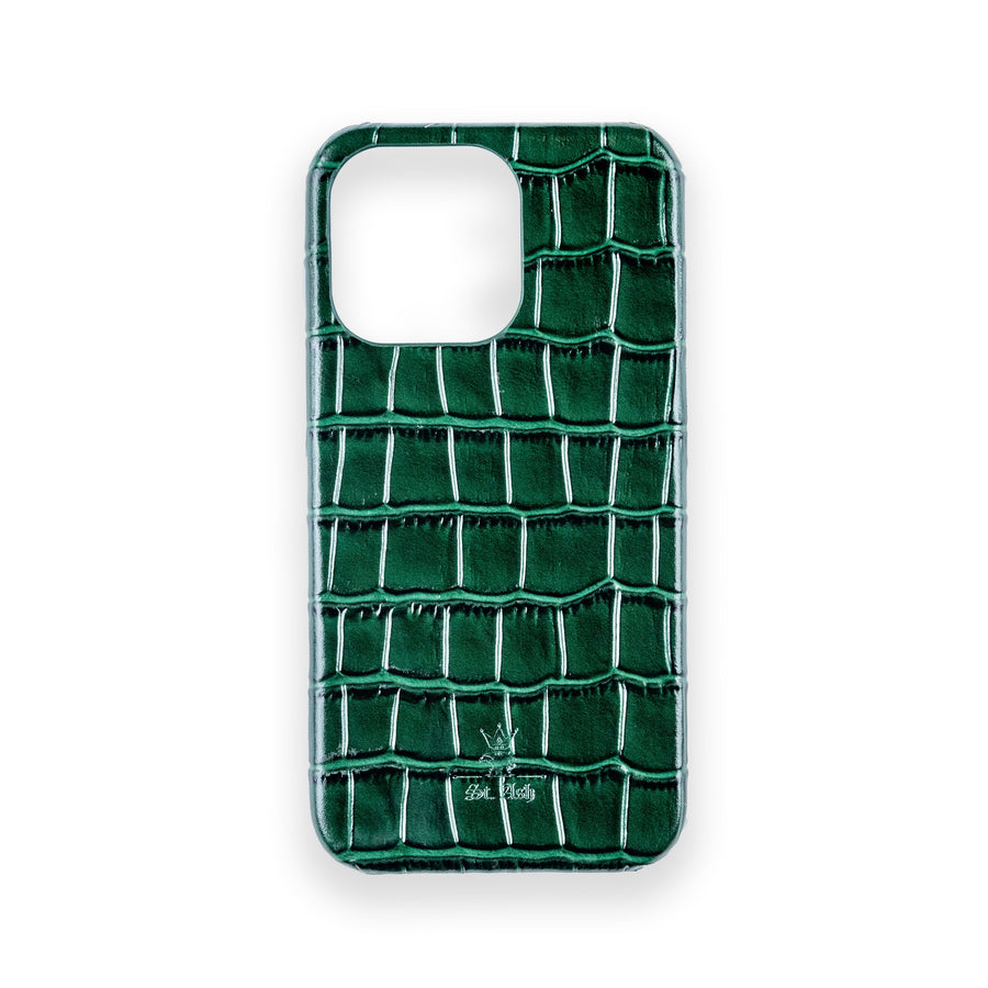 Luxury Handmade Unique Premium Embossed Leather iPhone 13 Case |Shockproof Case|Soft Premium Embossed Leather |iPhone 13 mini Full Case